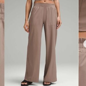 Lululemon Swift Mid Rise Wide Leg Pant Taupetastic 2024 Size 14